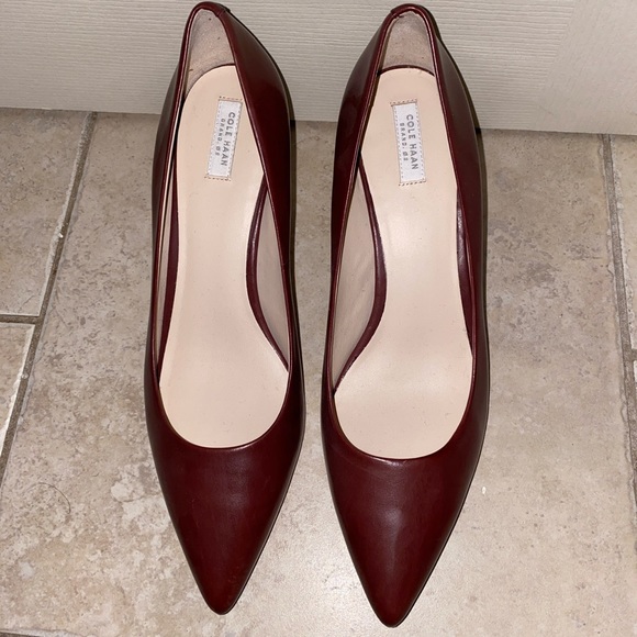 Cole Hann burgundy shoes 👠 - Picture 5 of 6